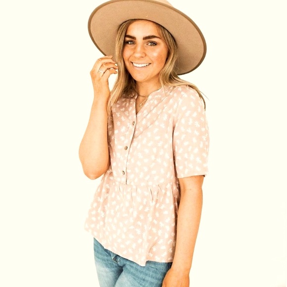 NWOT Jimmie Top-Mauve (Size: Large) - Picture 2 of 3